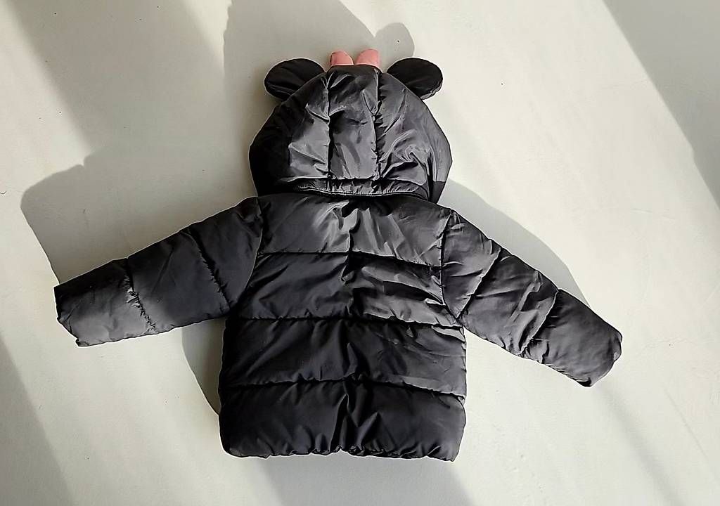H&M Jacken & Mäntel: Minnie Mouse Jacke  anthrazit/pink Grösse 80 – Gebraucht aus Strengelbach von Ciinci 1