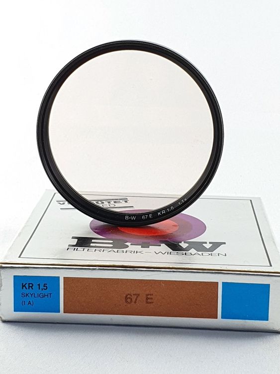 Filtre B+W Skylight 58mm – Modèle 73278 KR 1,5 – Neuf, Fabrication Allemande