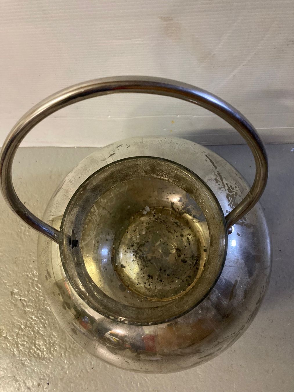 Gläser: Windlicht, Kugel aus Glas, mit Henkel – Gebraucht aus Rotkreuz von RoseAss 2