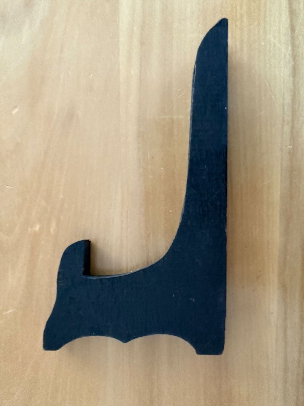 Supporti a parete: 2 Tellerhalter Holz schwarz  ohne Teller – Usato da Subingen venduto da ArtBead 2