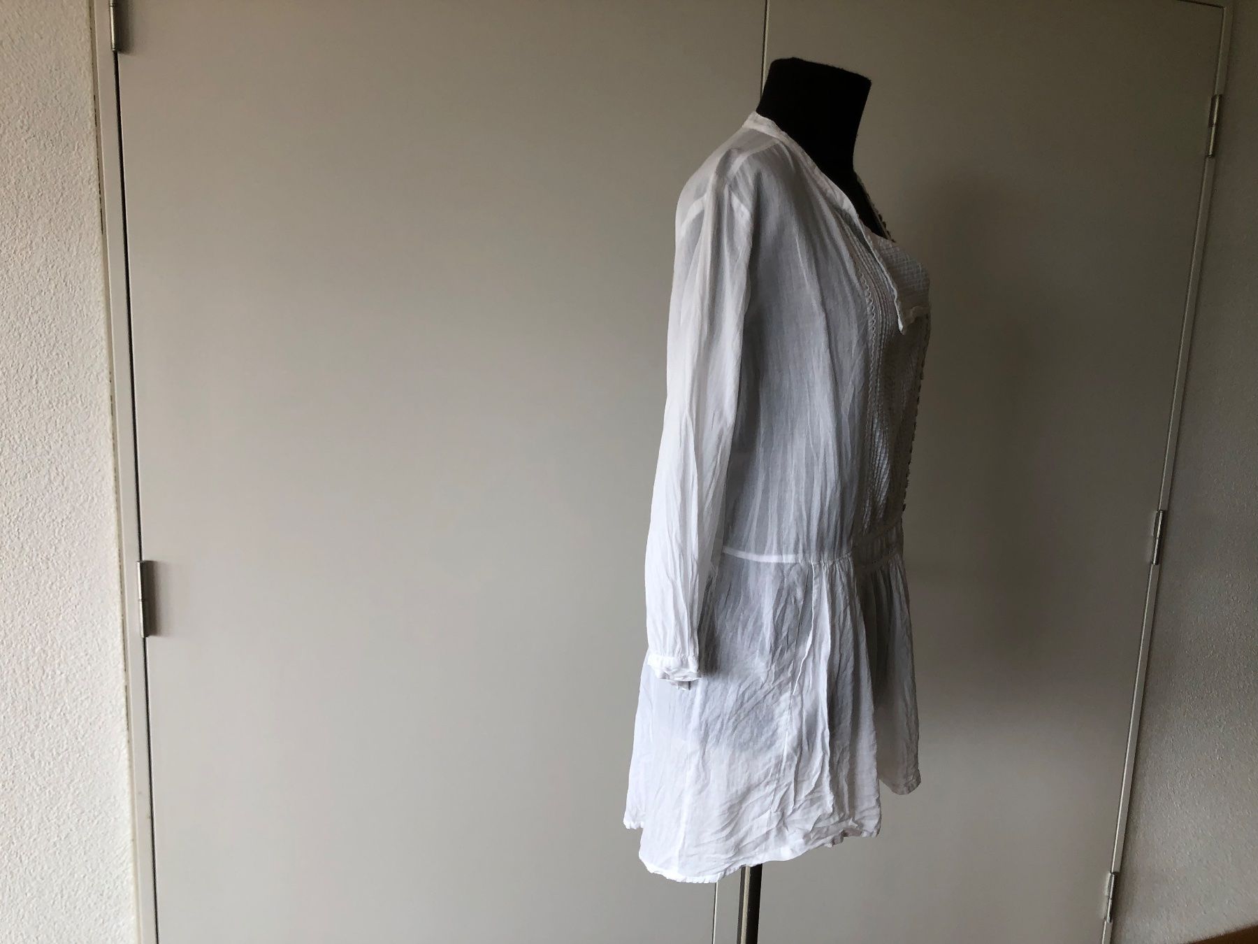 Camicette: Leichte Bluse weiss Baumwolle Top! Gr M – Usato da Bern venduto da Etzy 5