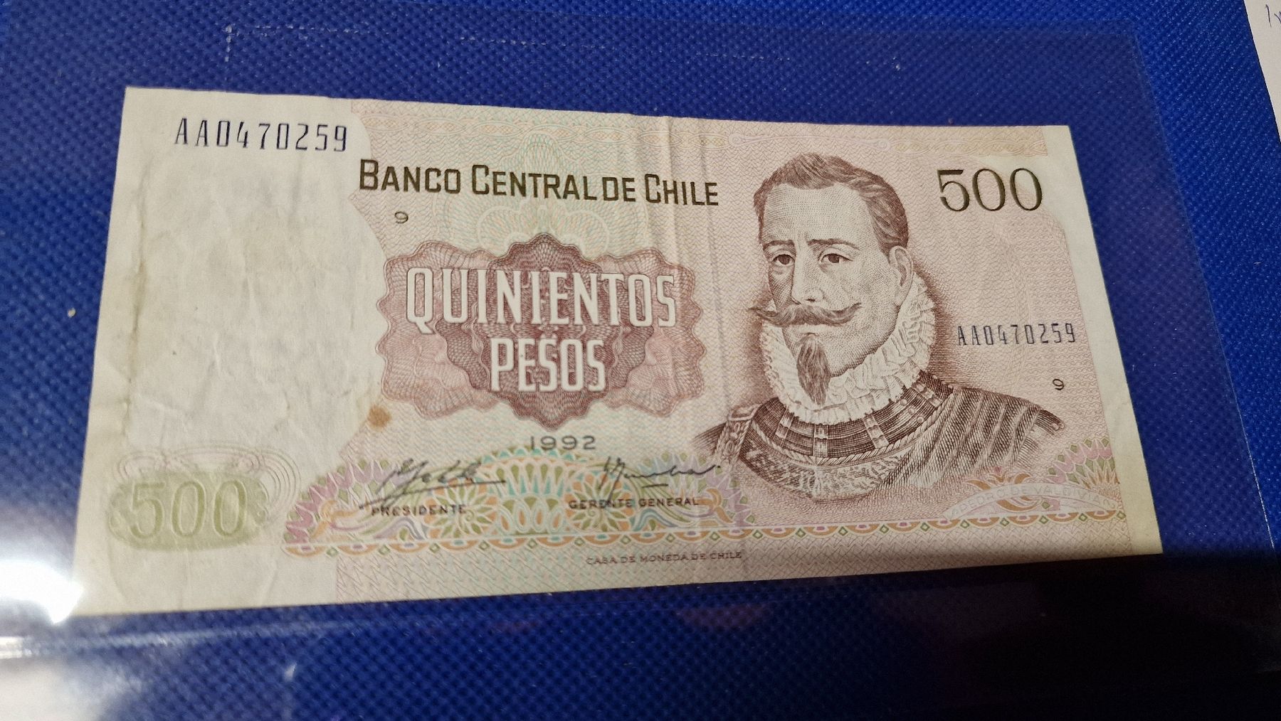 Banconote: Banknote Chile 1992 – Usato da Herisau venduto da Antiques.AR