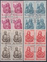 1961, Evangelisten Viererblöcke: Nr.281-284, Kat: 145.-