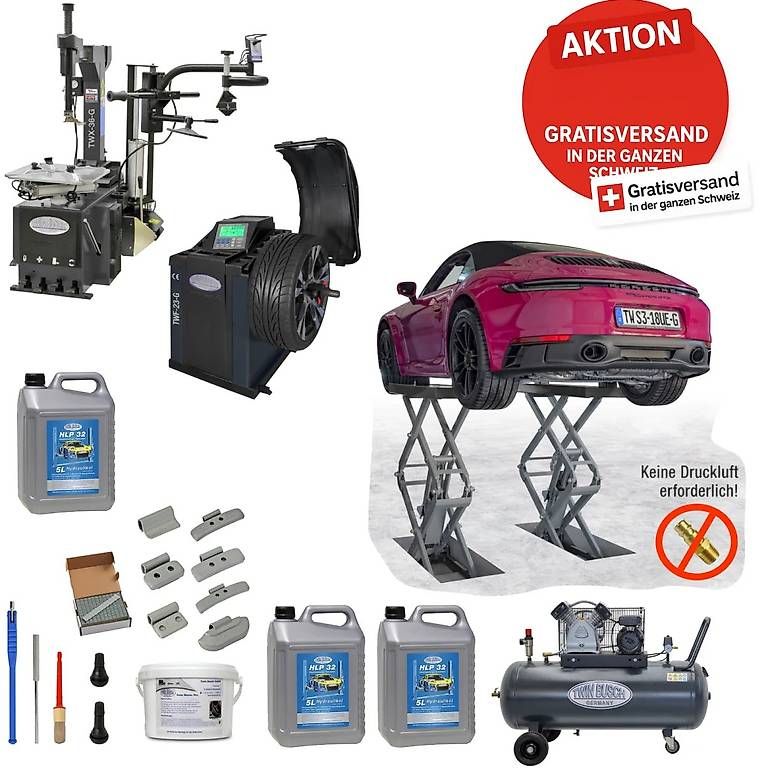 Twin Busch Piattaforme elevatrici & Crick: 2 Meter Scherenlift Unterflur Werkstatt Set Pro – Nuovo e nell'imballaggio originale da Rüthi (Rheintal) venduto da Toptool-3 1