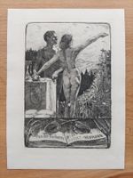 Exlibris Bruno Heroux - Original Radierung