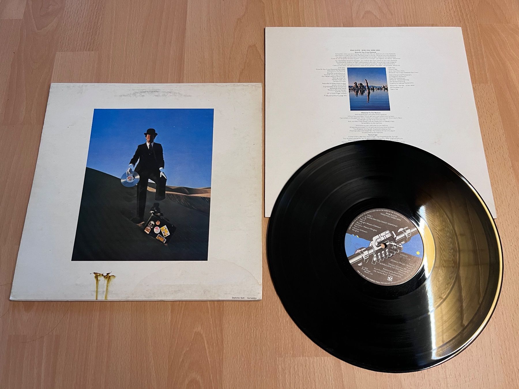 Dischi in vinile: Pink Floyd - Wish you were here – Usato da Giebenach venduto da Wurlitzer70 1