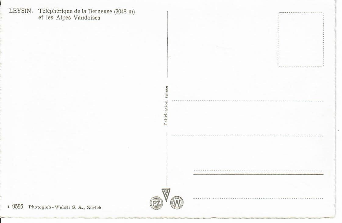 Cartoline postali: Leysin – Usato da Hochdorf venduto da Ziegel-16 1
