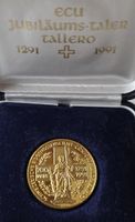 ECU Jubiläumstaler 1291-1991 Goldmedaille Schweiz Sammler 49