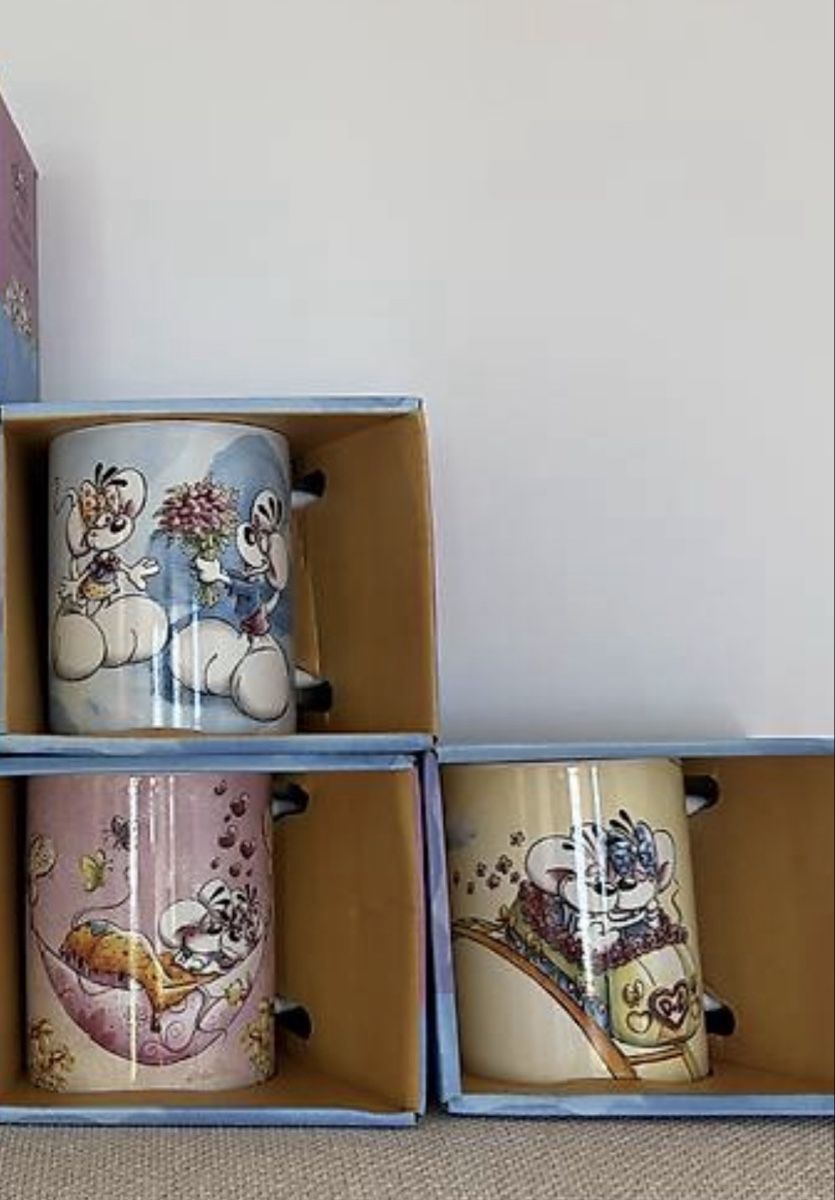 Tasses: 3 Diddl Tassen Diddl is Back OVP – Neuf avec emballage d'origine à Baar par ann_cw2g