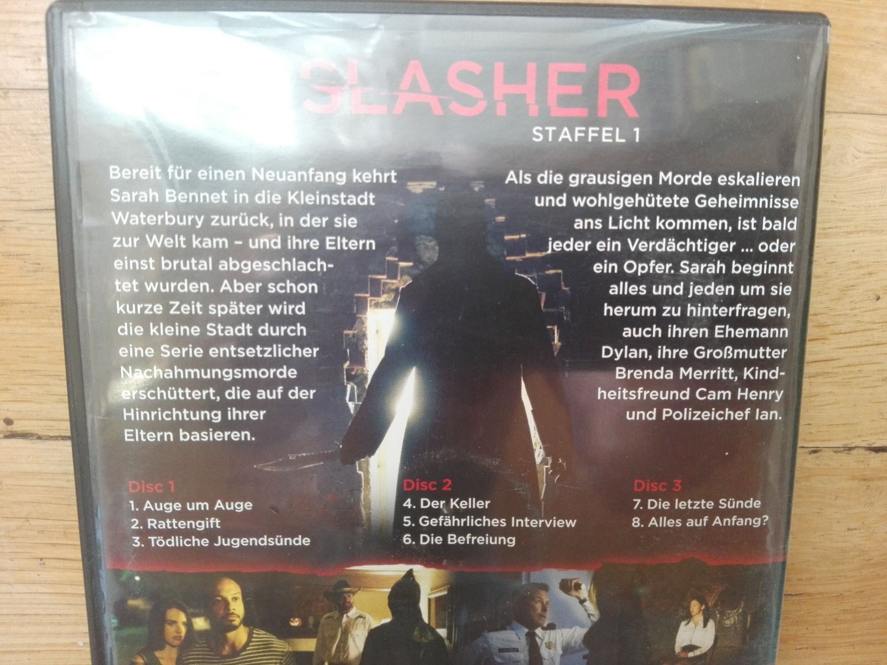 Alle DVDs: Slasher - (Staffel 1)          > De & Eng <     3-DVD's – Gebraucht aus St.Gallen von elk2023 3