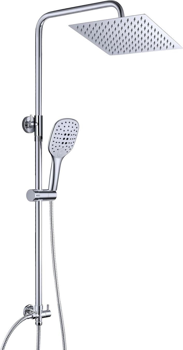 Docce: Duschset Regendusche 20x20cm Chrom Edelstahl – Nuovo e nell'imballaggio originale da St. Gallen venduto da sch_zsz7