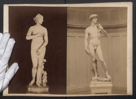 Fotografie Statuen des David und der Ven