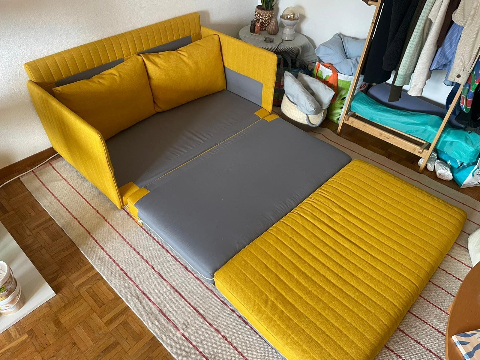 Ikea Divani: Canapé-lit jaune – Usato da Renens VD venduto da Aurelien123 3