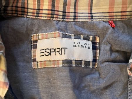 Bluse von Esprit in der Grösse 34 hellblau, rosa