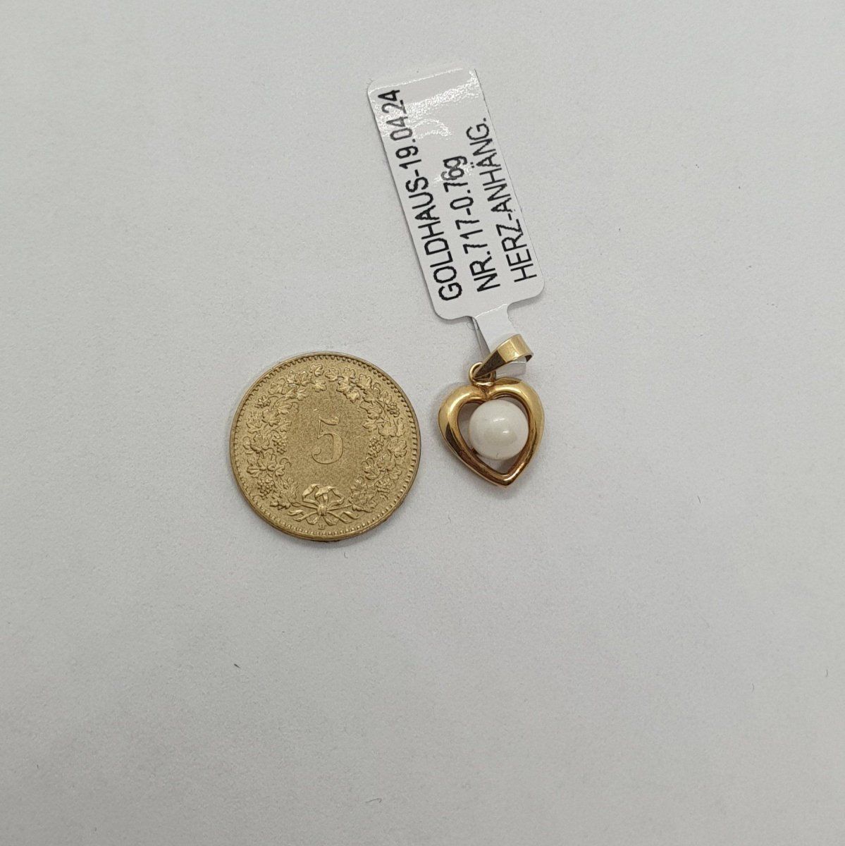 Anhänger: Echt 18K Gold - Herz Anhänger – Gebraucht aus Luzern von Luzern-Goldhaus 3