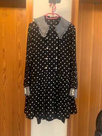 Pregiato abito CUSTOMMADE a pois