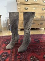 Damen Stiefel Vero Cuoio Wildleder grau Grösse 36.5 neu