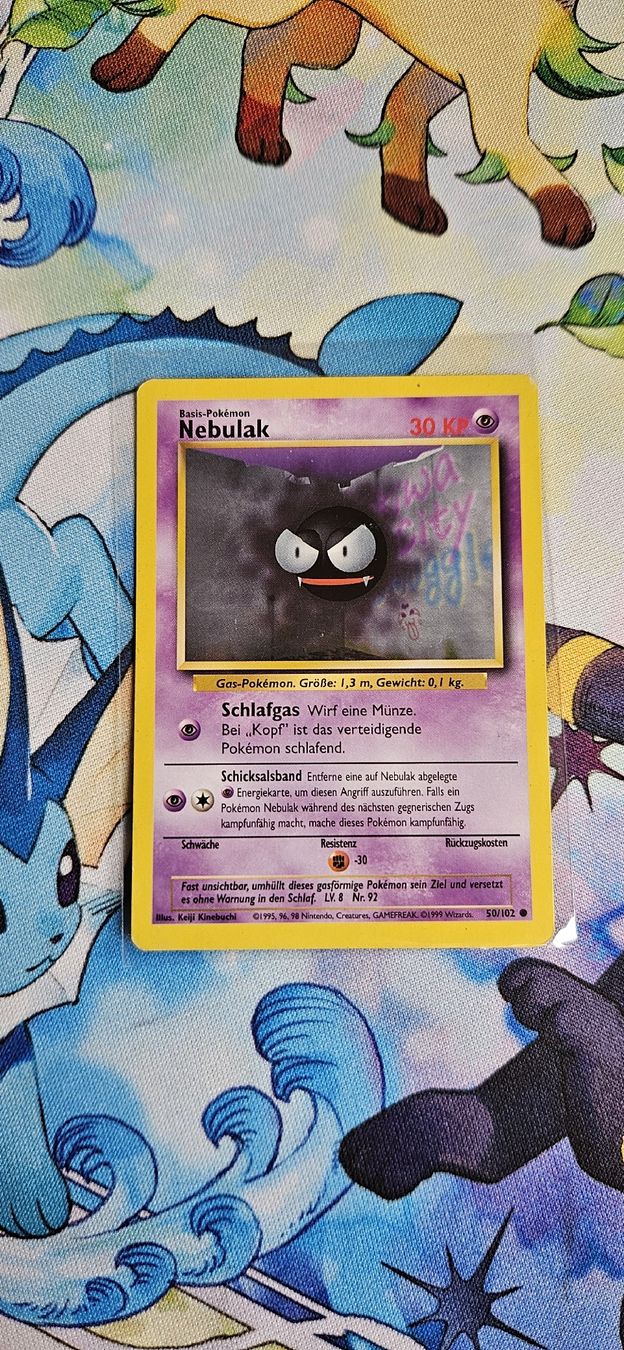 Pokémon Carte collezionabili: Nebulak 50/102 Base Set DE – Usato da Belp venduto da Ginus85