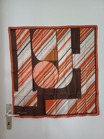 Vintage Seidenfoulard, ostinelli, 76x76cm