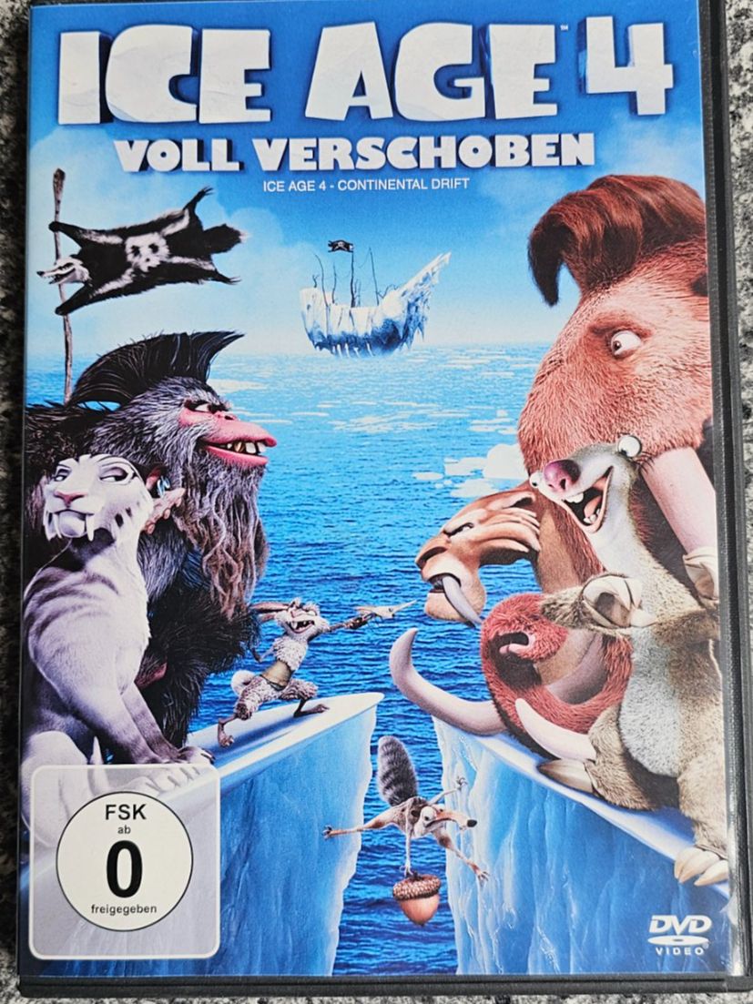 Alle DVDs: ICE AGE 4 - VOLL VERSCHOBEN/ DVD – Gebraucht aus Geuensee von jes_9xyk