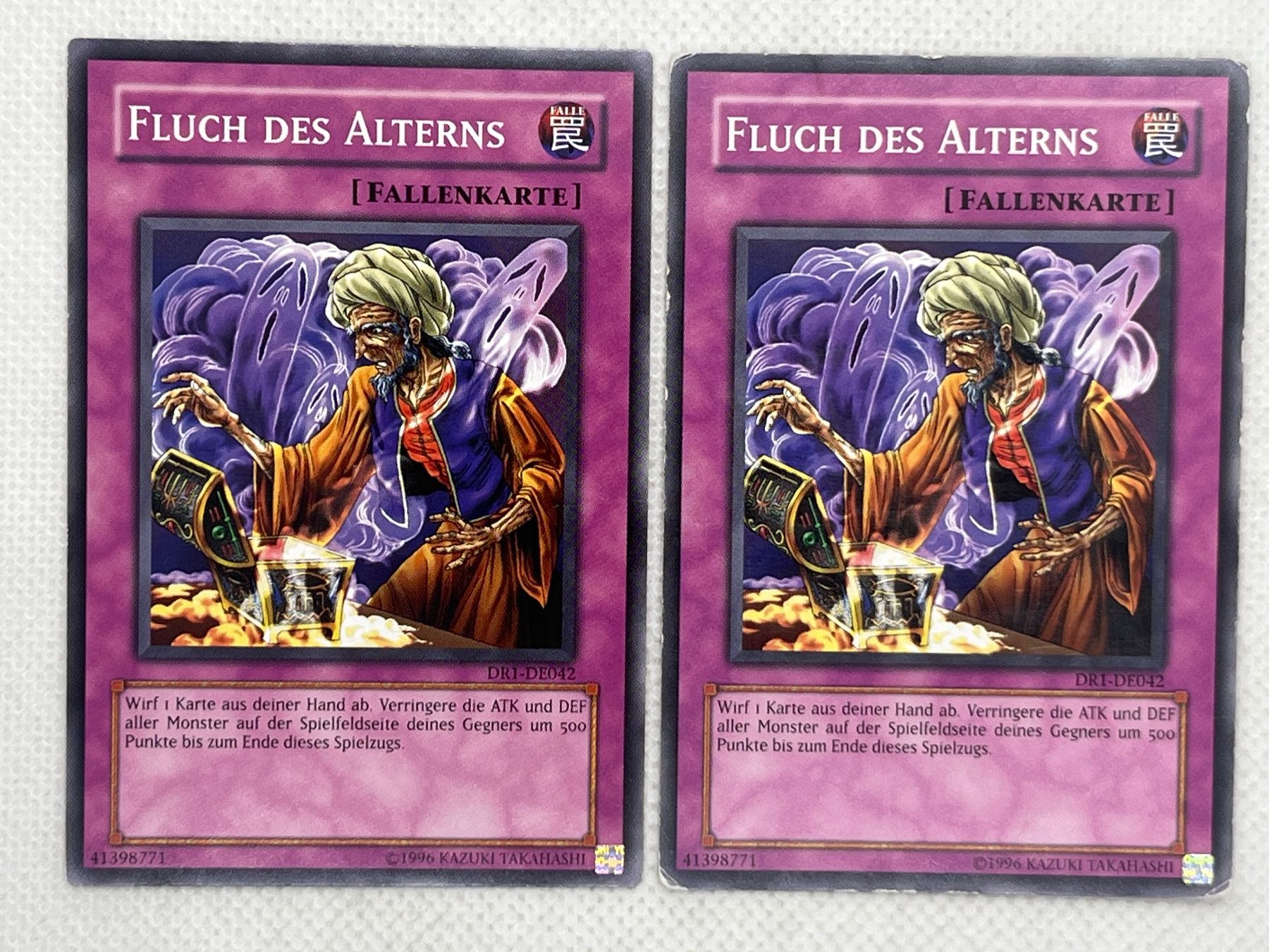 Yugioh Carte collezionabili: Yu-Gi-Oh! Fluch des Alterns DR1-DE042 Deutsch Common 2x – Usato da Hinterkappelen venduto da Kim1992