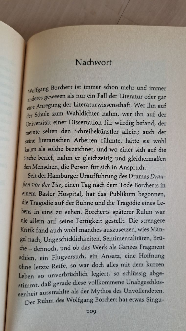 Bücher: Wolfgang Borchert - Die traurigen Geranien – Gebraucht aus Zürich von chusel 7