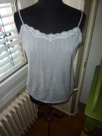 débardeur gris  en coton taille L marque CALIDA pour femme