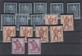 Lot de 8X 243 + 6X 244 + 2X 245  neuf** (290.--)