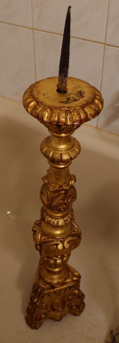 Portacandele: Güldener sakraler KerzenStänder / Torchère – Usato da Neuhausen venduto da MonoCeros 1