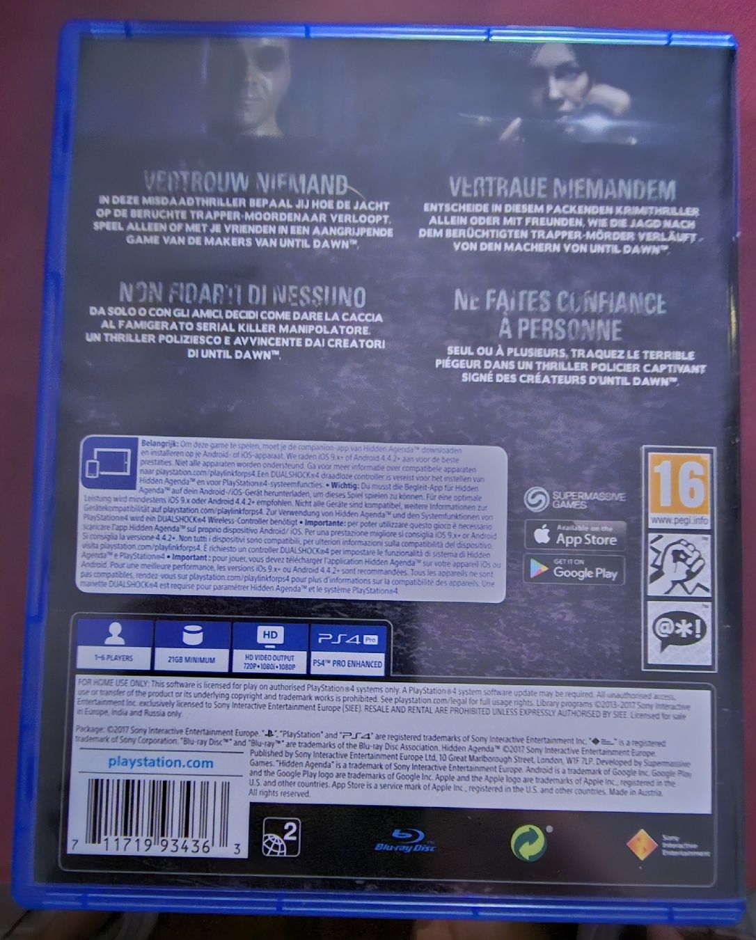 Sony Giochi: Jeu PS4 "Hidden Agenda" (PlayLink) – Nuovo (secondo la descrizione) da HENNIEZ venduto da mjm_vp6n 1