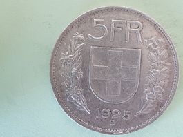 5 FRANKEN 1925 Super Top ( Poste A+ )