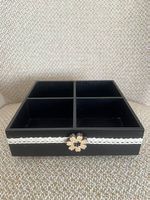 Organizzatore in legno con 4 scomparti