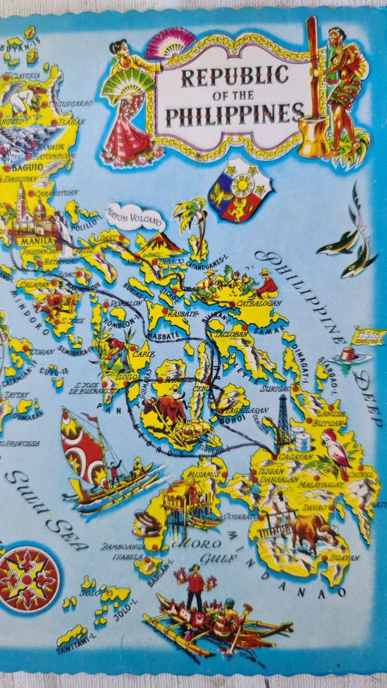 Cartoline postali: Philippinen Postkarte 1982 – Usato da Dintikon venduto da Vexi