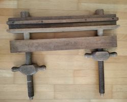 Antike Buchbinderpresse / Presse 