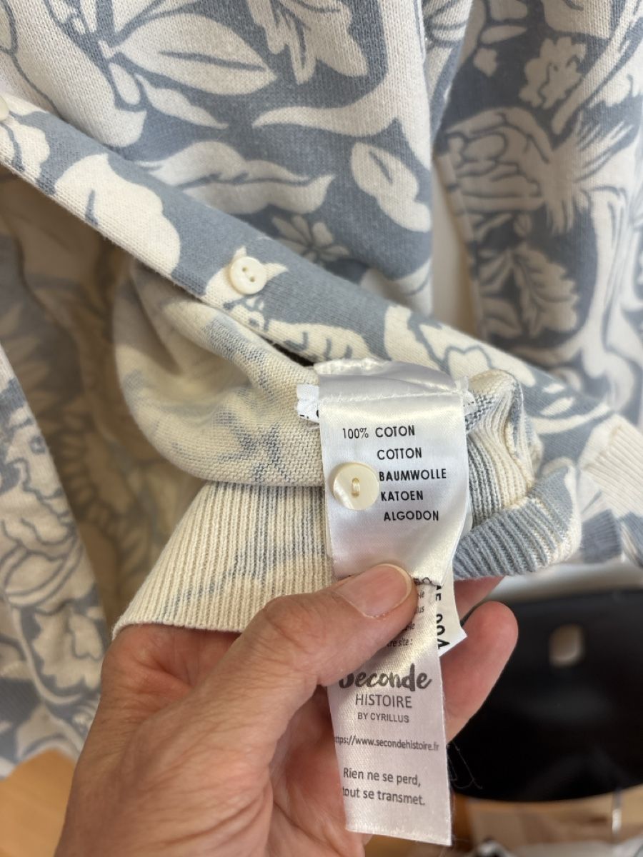 Cyrillus Vestes: Cyrillus Strickjacke Blumenmuster Grösse L Baumwolle  – D'occasion à Burgdorf par VouSchoen 3