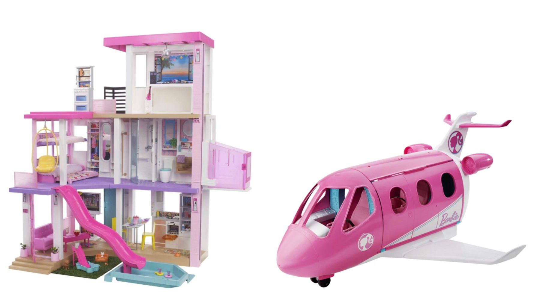 Barbie Case e mobili per bambole: Barbie Villa & Flugzeug – Usato da Zürich venduto da lb6_x22g
