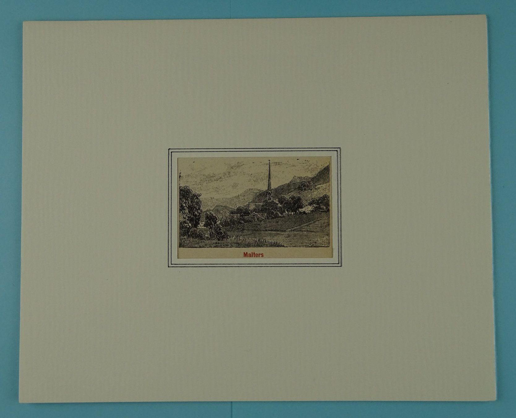 Incisioni: MALTERS, ZINKÄTZUNG 1896 – Usato da Grüningen venduto da Kartensammler 1