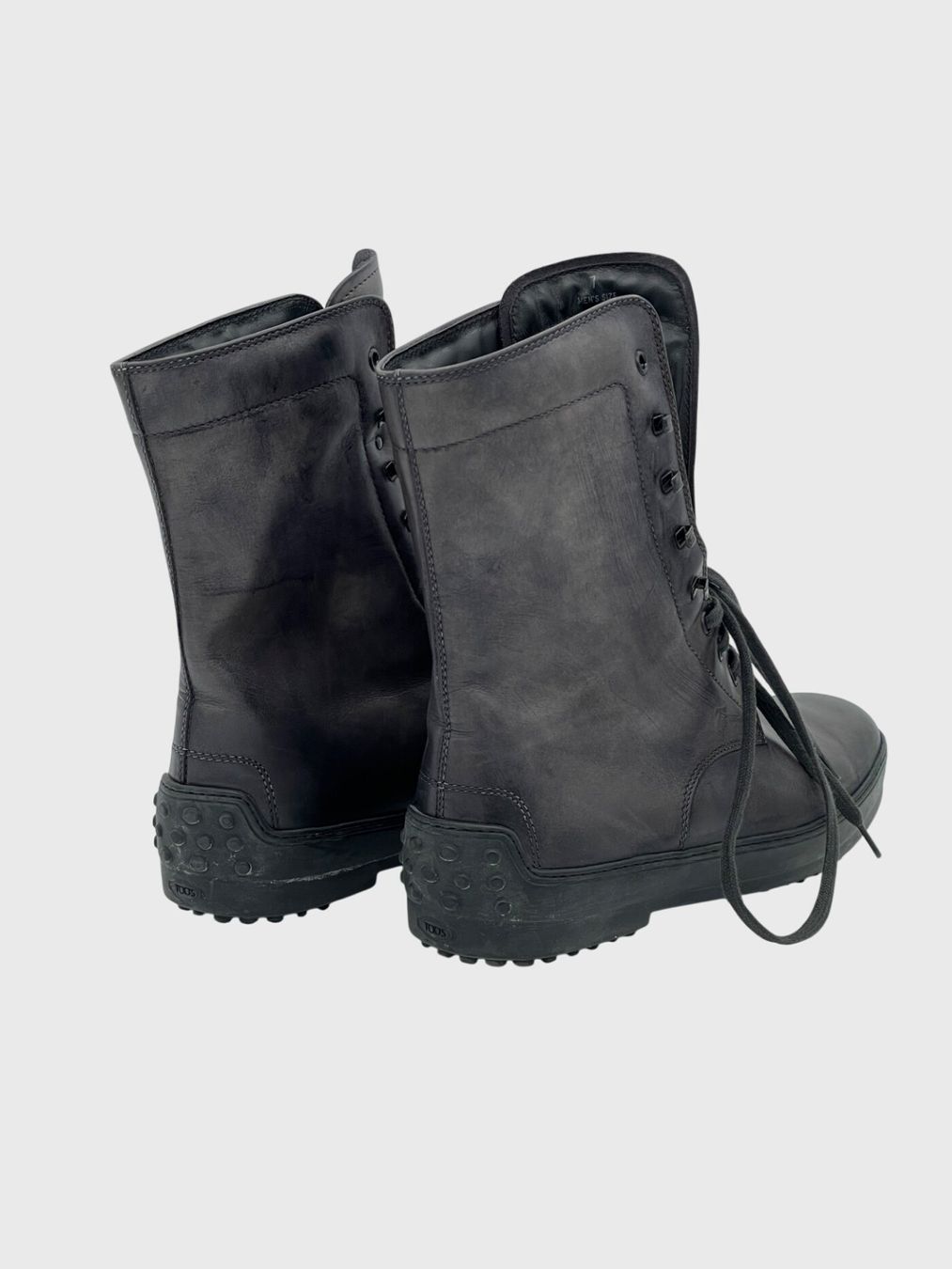 Tod'S Scarpe da uomo: Tod's Gommino Combat Stiefel EU 41.5 Grau – Usato da Zürich venduto da shoe_shop 3