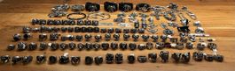 Grosses Konvolut an Totenkopf Schmuck - Ringe, Armbänder