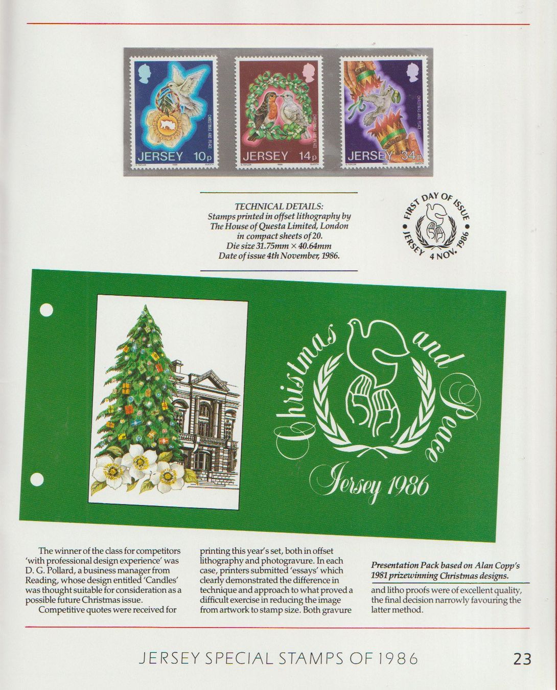 Alle Briefmarken: Jersey 1986 - Superbe État – Neu und originalverpackt aus Crans-Montana von kira56 7