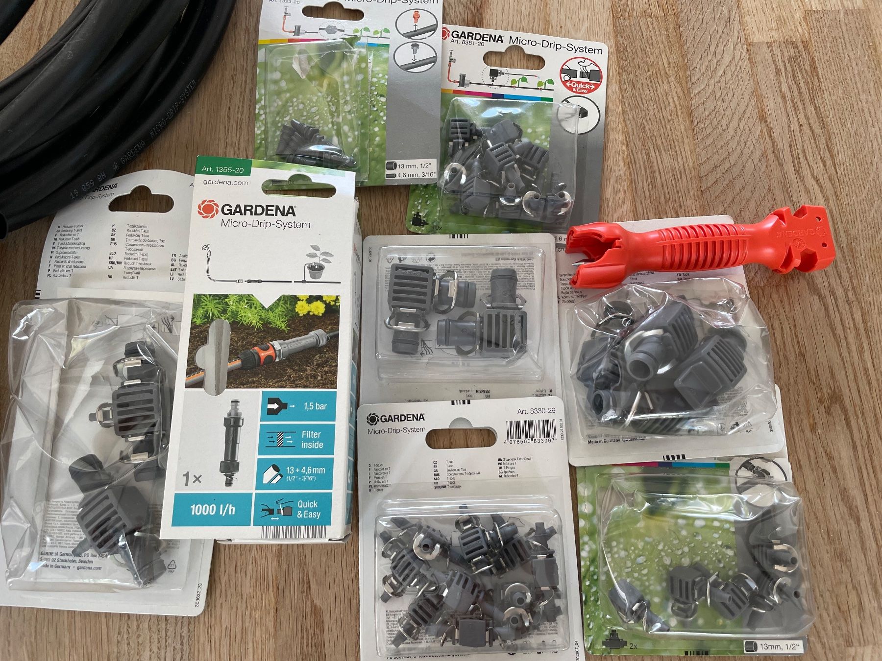 Tuyaux & tubes: Gardena Micro-Drip-System, Diverse Rest-Teile ungebraucht – Neuf (Voir description) à Teufenthal AG par Thierry555 2
