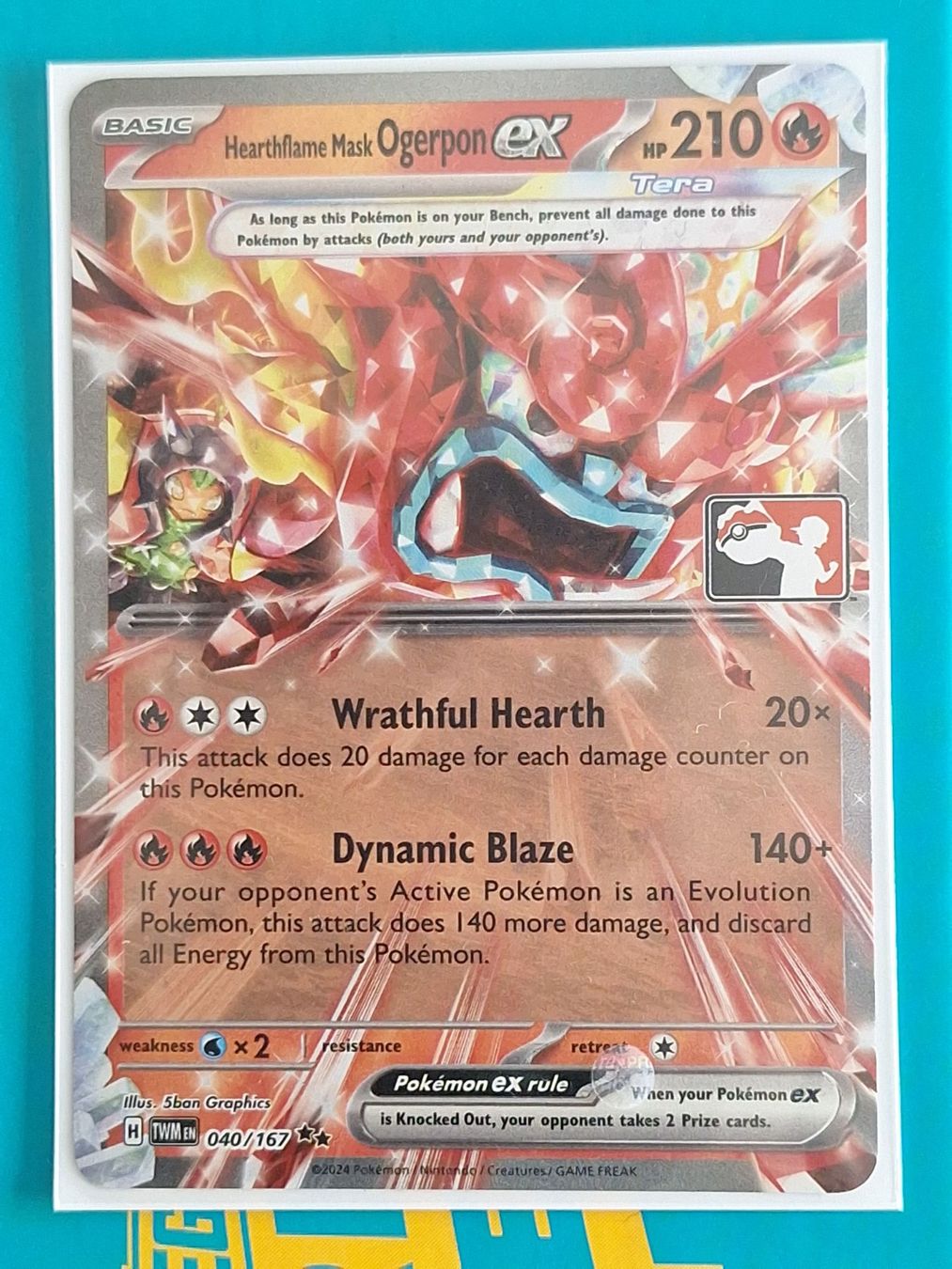 Pokémon Carte collezionabili: Hearthflame Mask Ogerpon ex – Usato da Altstätten SG venduto da GGsGameshop