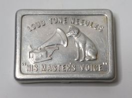His Masters Voice Grammophonnadeln, Alu Dose Grammophon