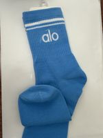 Socken Alo Yoga blau Grösse M Neu