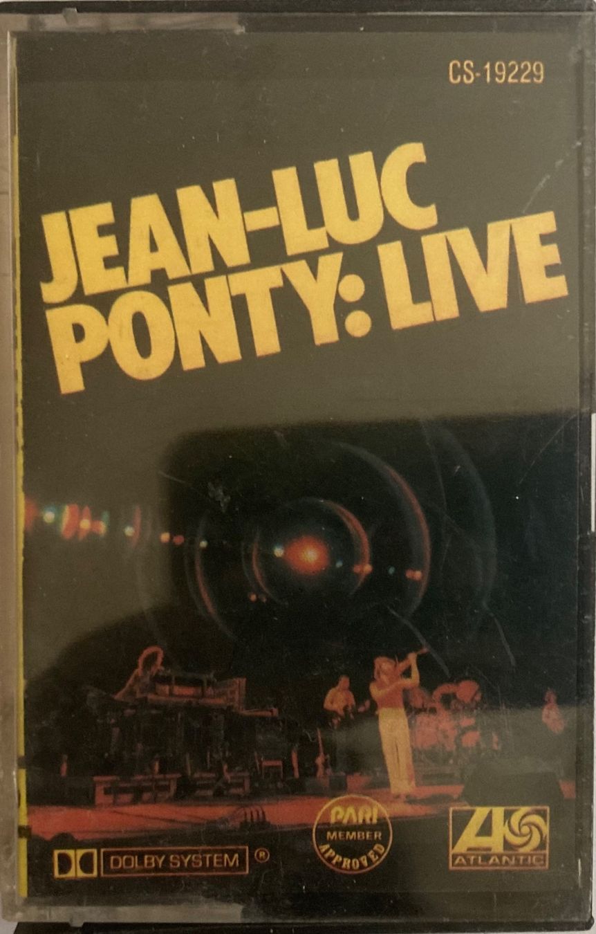 Musicassette: JEAN-LUC PONTY - LIVE – Usato da Poliez-Pittet venduto da Newtown-Records