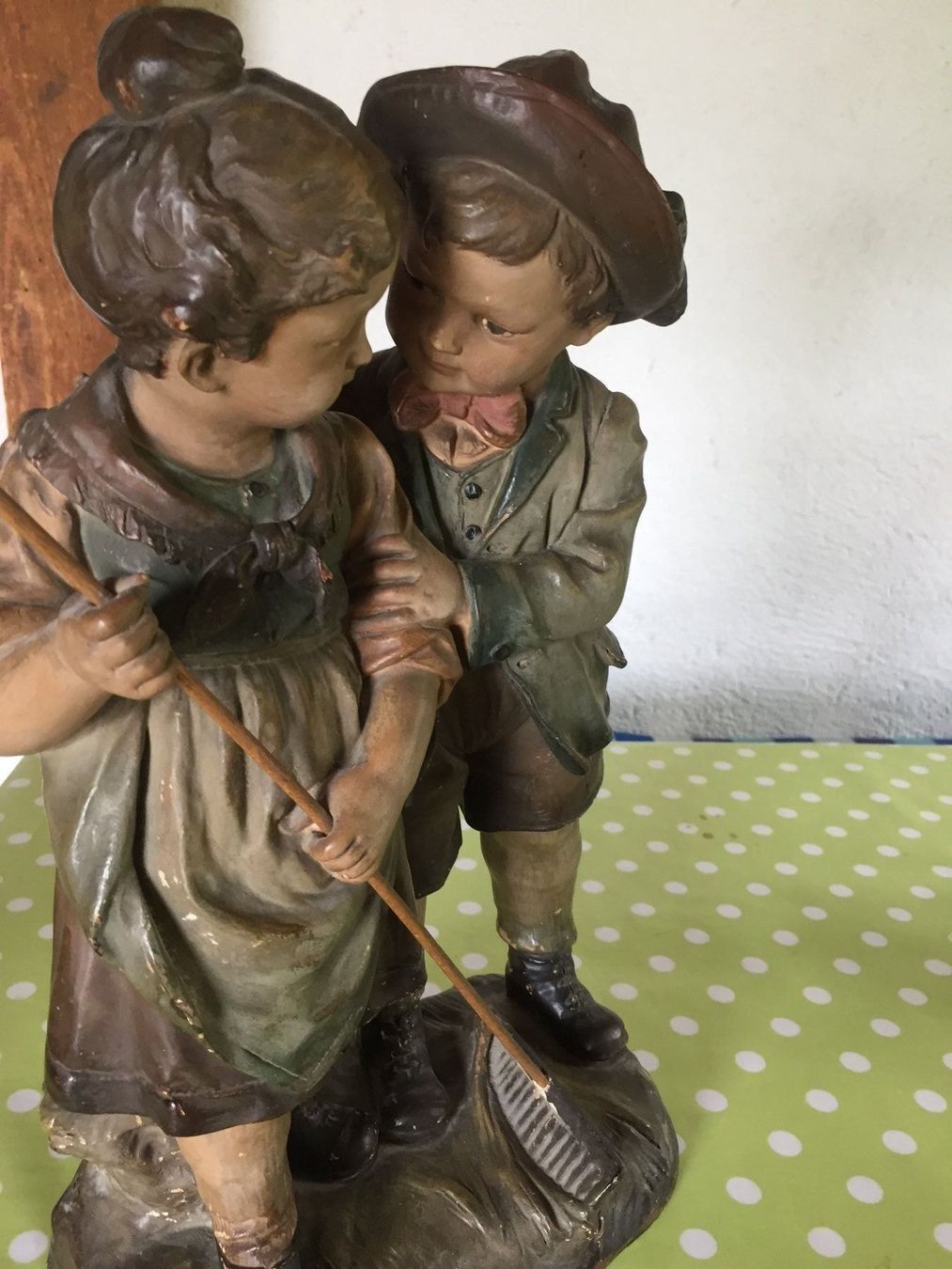 Skulpturen & Statuen: Gips Liebespaar ANTIK 40cm Höhe – Gebraucht aus Trachslau von post35 3