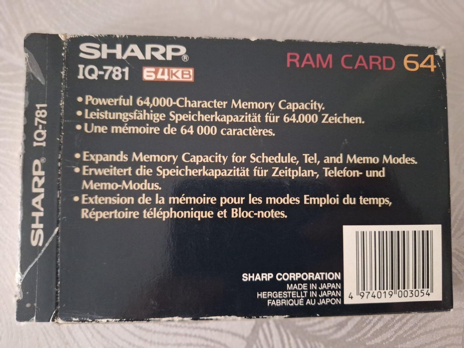 Memoria / RAM: Sharp IQ-781 Speicherkarte – Nuovo (secondo la descrizione) da Zürich venduto da Lemon007 3