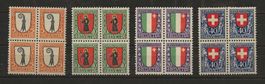 4er Block Serie Pro Juventute 1923 Postfrisch ** ohne Falz !