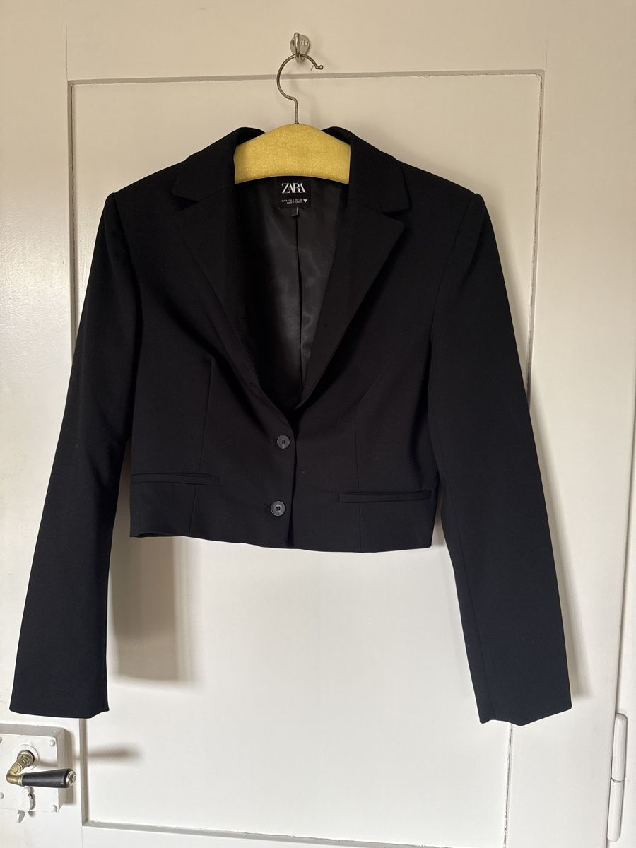 Zara Jacken: Schwarzer Blazer von Zara, Gr. S 36 top – Gebraucht aus Bern von nelke08