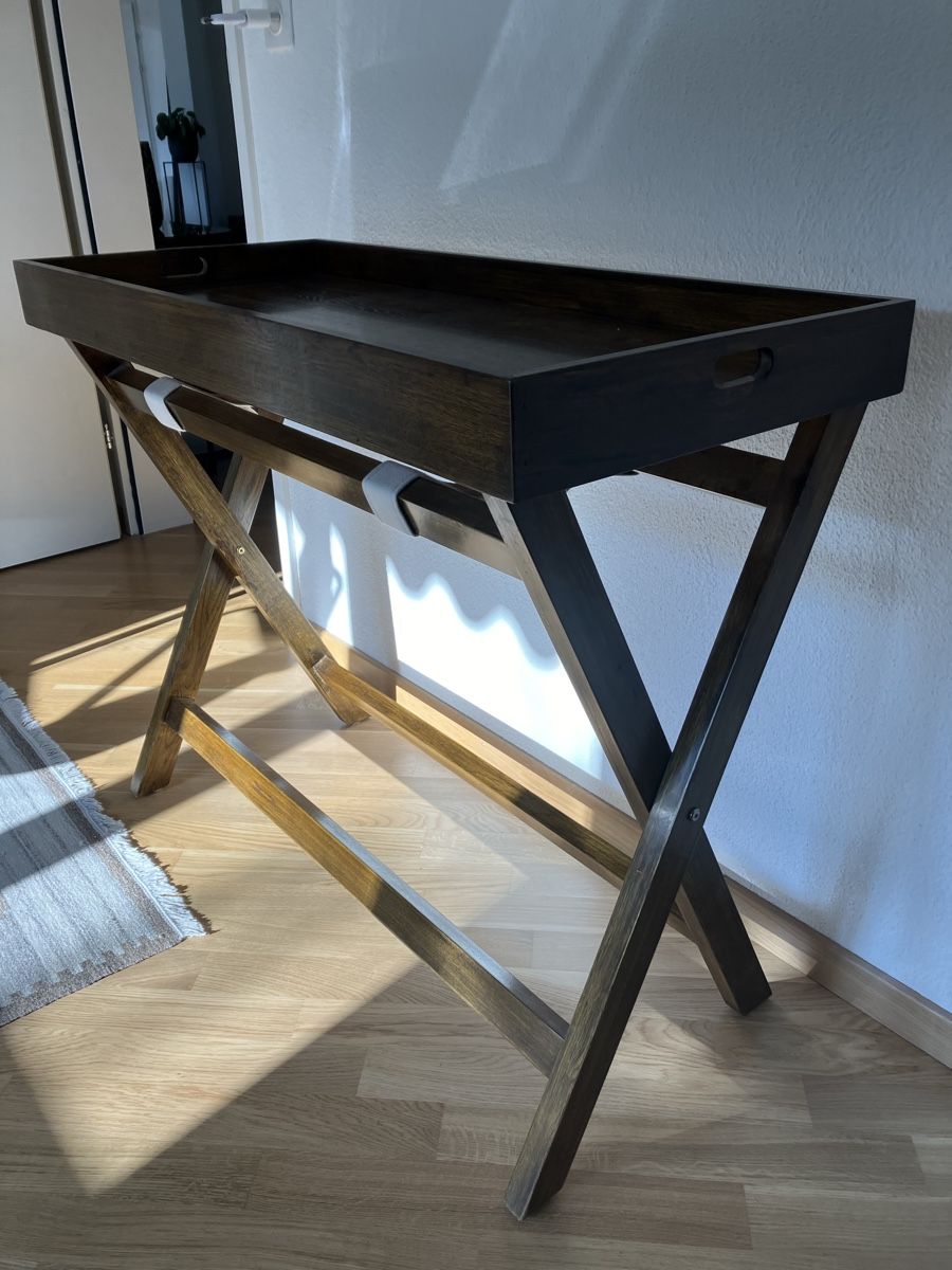 Tische: Glasstisch aus Holz – Gebraucht aus Stansstad von chr_7kfn